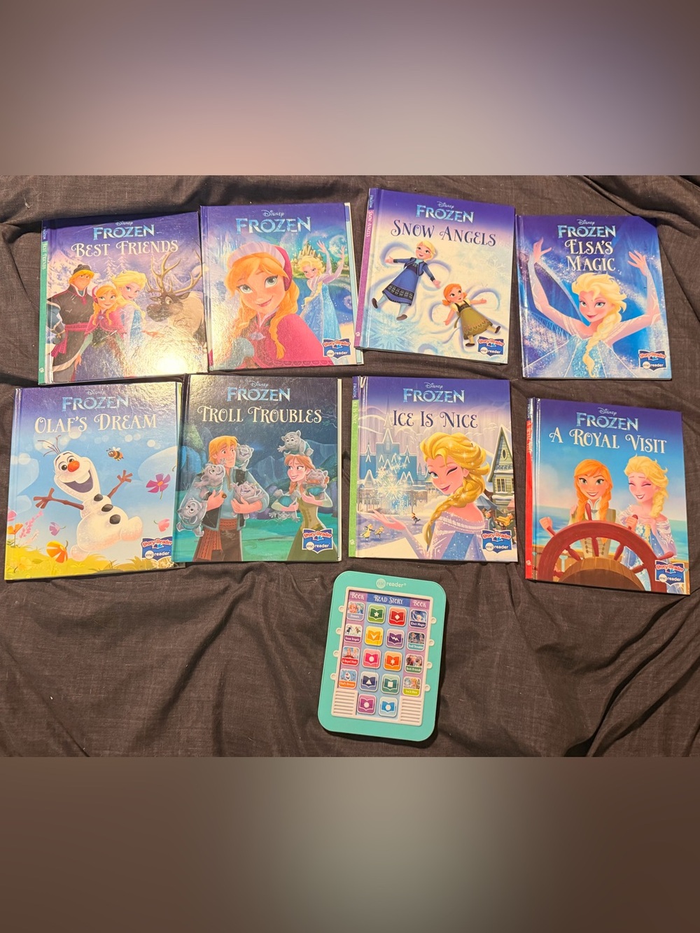 Disney Frozen Storybook Set with Teal Interactive electronic read a long!